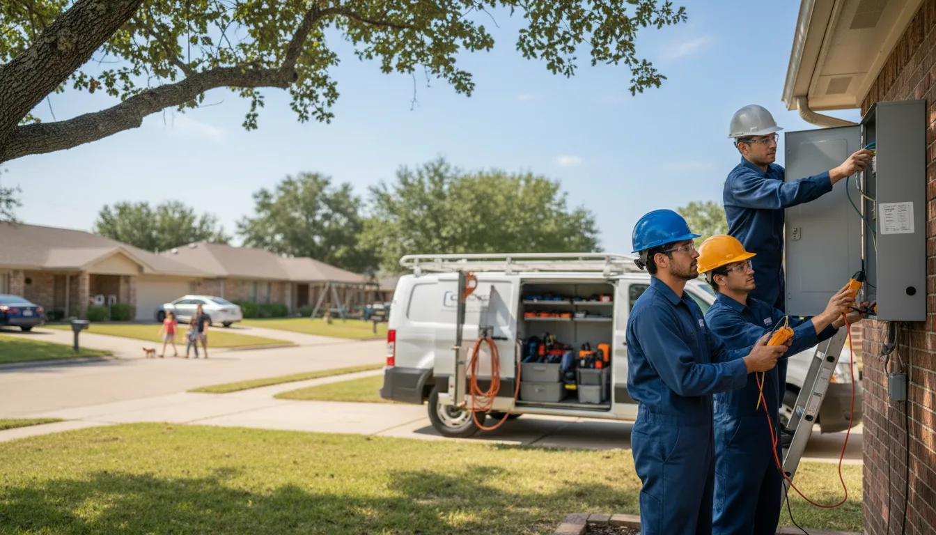 Certified electrician providing emergency electrical services in Sterling, MI